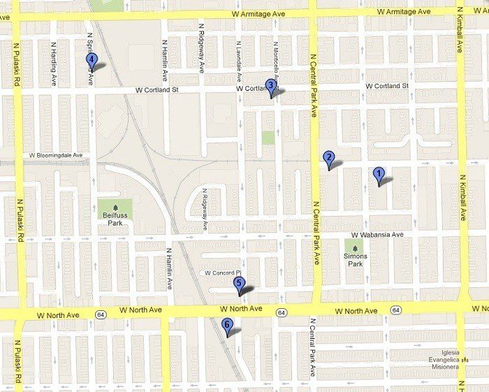 Geib & Schaefer Locations of Interest
(This neighborhood is about 5 miles northwest of the downtown Chicago Loop)
