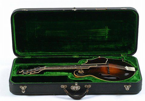 A G&S Masterkraft Case for the Legendary Gibson F-5 Lloyd Loar Mandolin